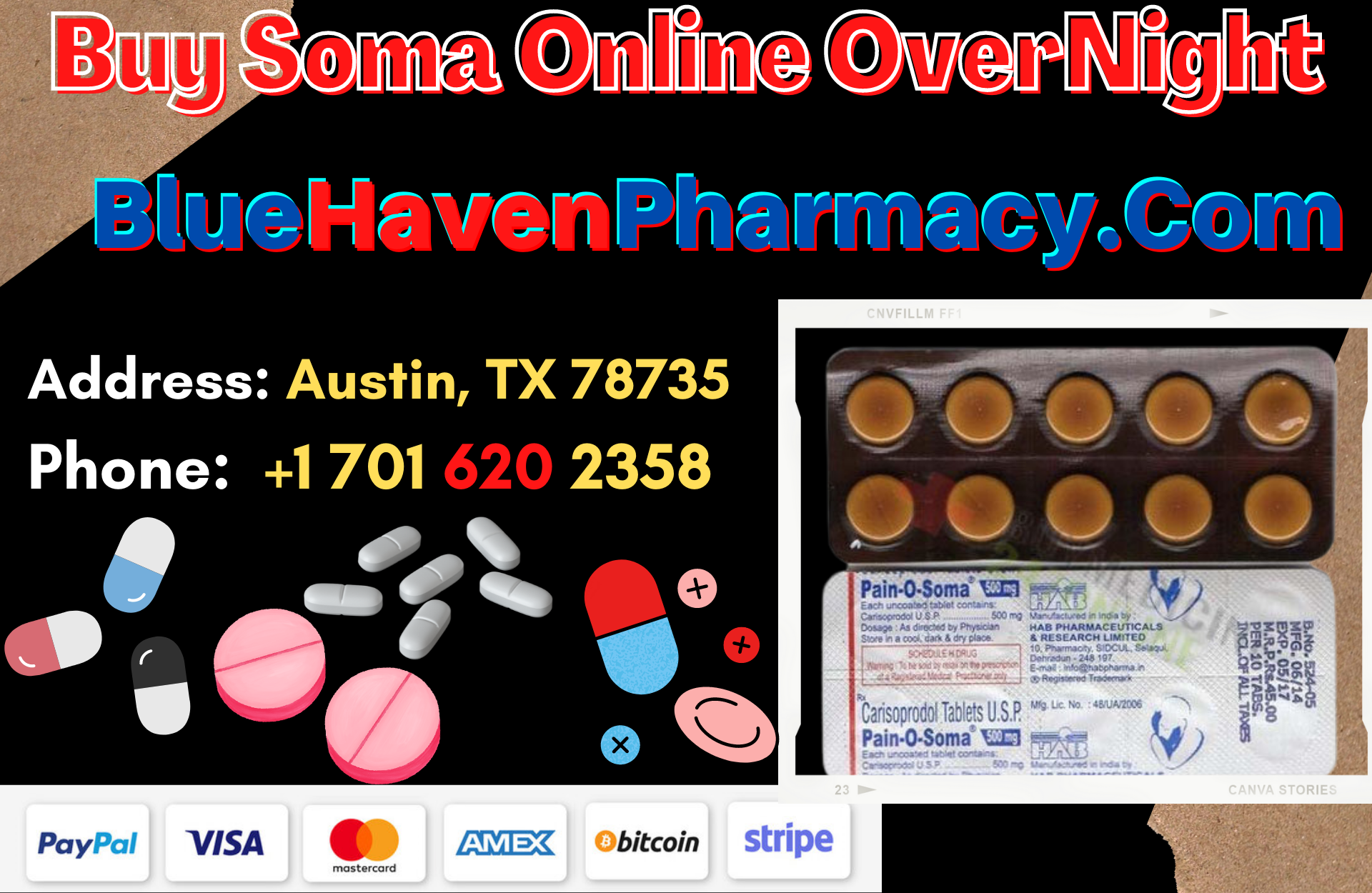 Buy Soma 500mg Online